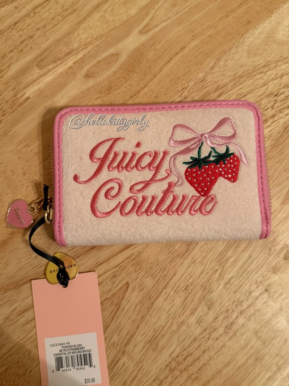 Juicy Couture Retro Strawberry Wallet